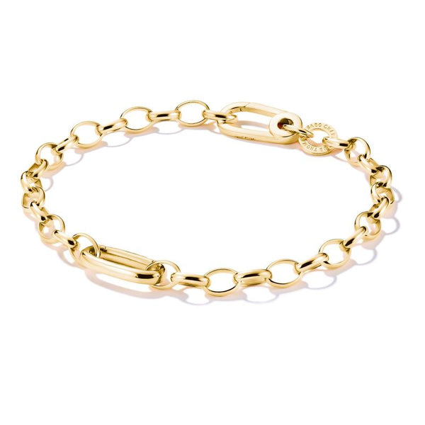 Thomas Sabo Gold-Plated Connect Link Charm Bracelet
