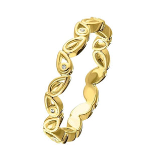Thomas Sabo Gold Plated Diamond Leaves