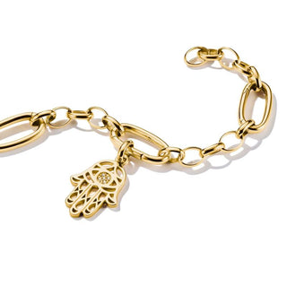 Thomas Sabo Gold-Plated Hamsa Hand Charm