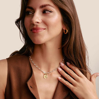 Thomas Sabo Gold‑Plated L Charm Pendant