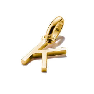 Thomas Sabo Gold‑Plated Letter K Connect Charm Pendant