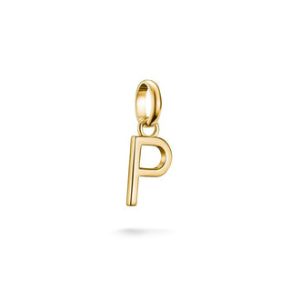 Thomas Sabo Gold‑Plated Letter P Pendant