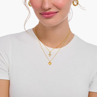 Thomas Sabo Gold-plated Necklace with Heart Pendant