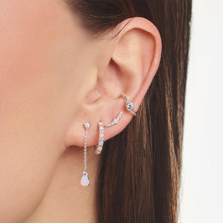 Thomas Sabo Hoop earring pink stones