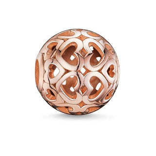 Karma Beads Rose Gold Hearts Bead