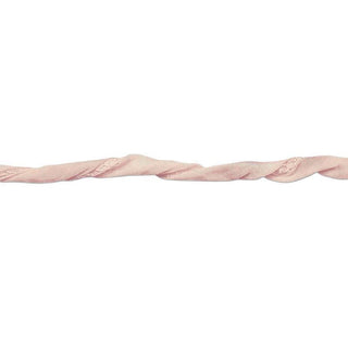 Elegant light pink Thomas Sabo silk ribbon charm featuring a delicate, twisted fabric design for a soft, feminine accessory.