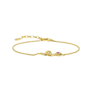 Thomas Sabo Mystic Animals Gold-Plated Snake Bracelet