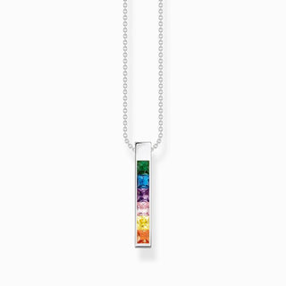 Thomas Sabo Necklace Colourful Stones Silver