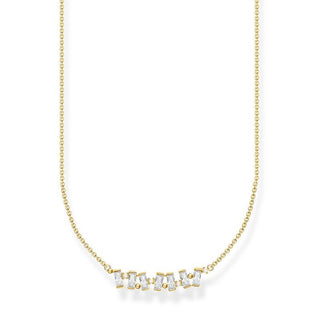 Thomas Sabo Necklace white stones gold