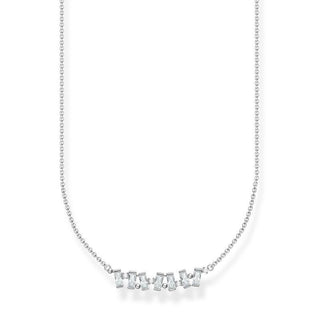 Thomas Sabo Necklace white stones, silver