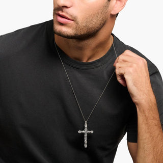 Thomas Sabo Opulent Blackened Sterling Silver Cross Pendant