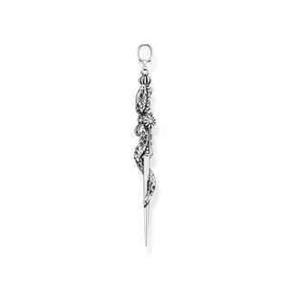 Thomas Sabo Pendant Blackened Sword With Snake