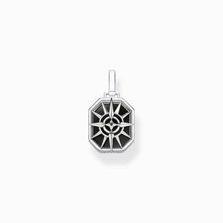 Thomas Sabo Pendant - Compass Star - Black