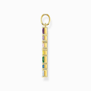 Thomas Sabo Pendant Cross Colourful Stones Gold