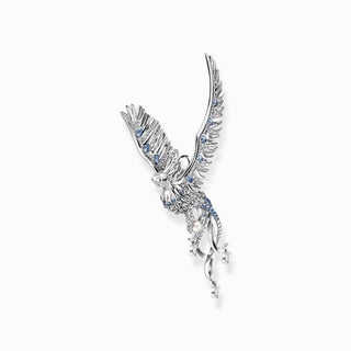 Thomas Sabo Pendant Phoenix With Blue Stones Silver