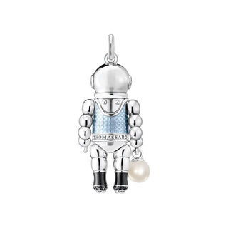 Thomas Sabo Pendant Scuba dive with pearl and blue stones