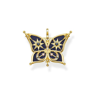 Thomas Sabo Pendant butterfly star & moon gold