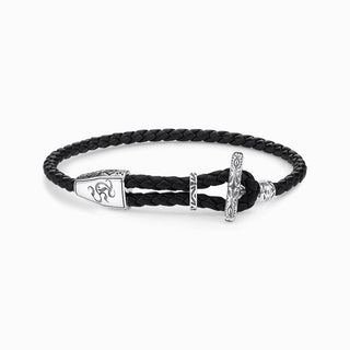 Thomas Sabo Rebel Toggle Clasp Leather Bangle