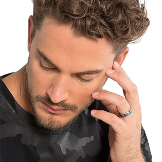 Thomas Sabo Rebel at Heart Silver Cross Pavé Band Ring