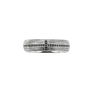 Thomas Sabo Rebel at Heart Silver Cross Pavé Band Ring