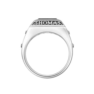 Thomas Sabo Ring - College - Blackened Silver