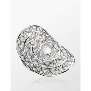 Thomas Sabo Ring Silver With Crystal Quartz and Zirconia