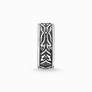 Thomas Sabo Ring - Tiger Patterned - Blackened Silver