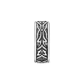 Thomas Sabo Ring - Tiger Patterned - Blackened Silver