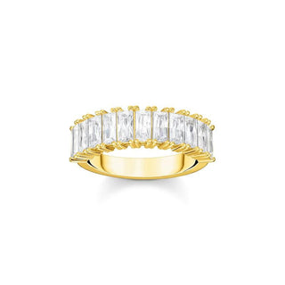 Thomas Sabo Ring white stones in gold