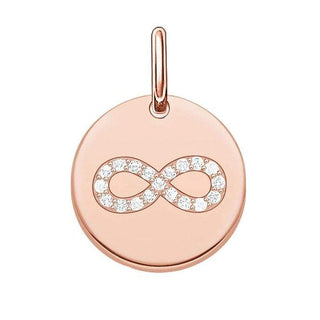 Thomas Sabo Rose Gold Infinity Love Circle Pendant