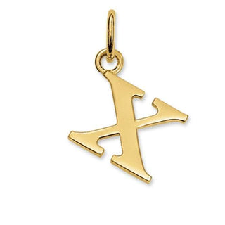 Thomas Sabo STERLING SILVER Gold Plated Letter X