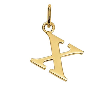 Thomas Sabo STERLING SILVER Gold Plated Letter X