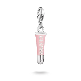 Thomas Sabo Silver Charm Pendant Pink Lipgloss