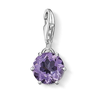 Thomas Sabo Silver February Amethyst Charm