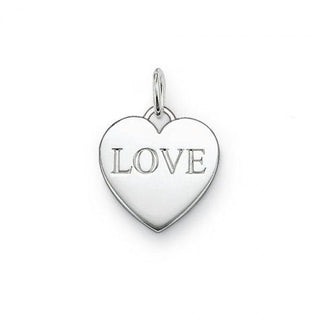 Silver Love Heart Pendant