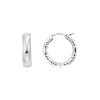 Thomas Sabo Silver Medium-sized Hoop Earrings in Chunky Design