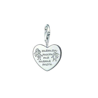 Thomas Sabo Silver Mum Heart Charm