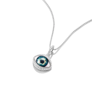 Thomas Sabo Silver Necklace Eye Pendant Rebel Icons