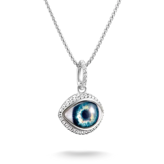 Thomas Sabo Silver Necklace Eye Pendant Rebel Icons