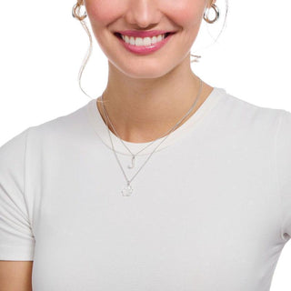 Thomas Sabo Silver Necklace with Letter G & White Stones