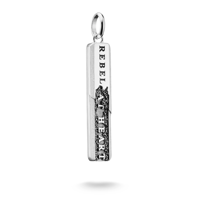 Thomas Sabo Silver Pendant Lettering Black Zirconia – Thomas Sabo South ...
