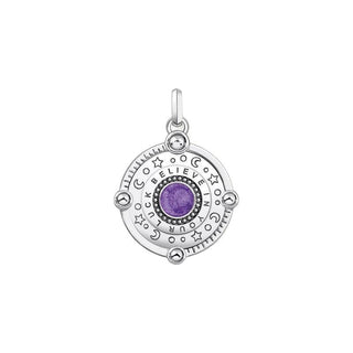 Thomas Sabo Silver Pendant with Violet cold Enamel