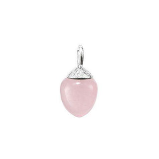 Silver Rose Quartz Pendant