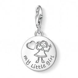 Thomas Sabo Silver Round My Little Girl Charm