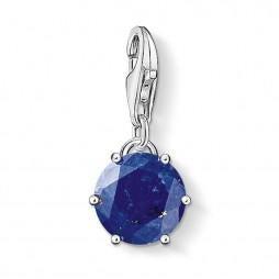 Silver September Lapis Charm