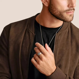 Thomas Sabo Silver Signet Ring Compass Rebel Icons