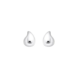 Elegant Thomas Sabo ear studs in polished 925 sterling silver with a timeless, organic curved drop shape.