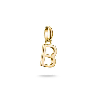 Thomas Sabo Sparkling 18k Gold Plated Letter B Connect Charm