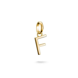 Thomas Sabo Sparkling 18k Gold Plated Letter F Connect Charm