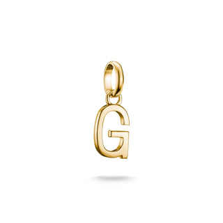 Thomas Sabo Sparkling 18k Gold Plated Letter G Connect Charm